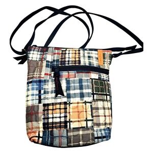 Donna Sharp Quilted Patchwork Adjustable Crossbody Bag/Purse Multi Color